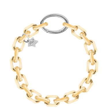 ladies gold rebecca bracelet chunky link