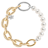 rebecca-diva-gold-chunky-oval-link-pearl-bracelet