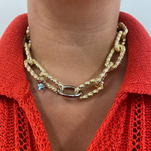 rebecca-diva-gold-diamond-cut-oval-link-necklace-silver-clasp
