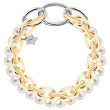rebecca-diva-gold-link-pearl-double-bracelet