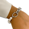 rebecca-diva-silver-chunky-oval-link-pearl-bracelet