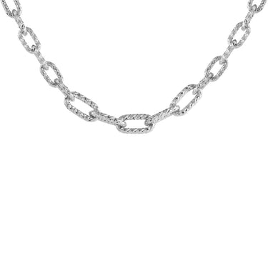rebecca-diva-silver-diamond-cut-oval-link-necklace