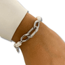 rebecca-diva-silver-oval-closure-pearl-chain-bracelet