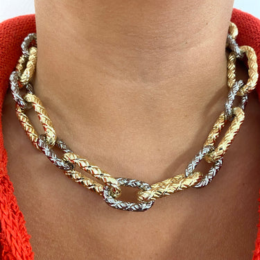 rebecca-diva-two-tone-textured-link-necklace_2_