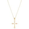Rebecca Judith Gold Classic Cross Necklace