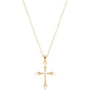 Rebecca Judith Gold Classic Cross Necklace