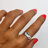 Rebecca Judith Silver Chunky Ring - Trio Combo Jewel