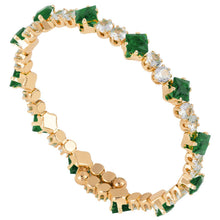 rebecca-my-world-gold-expandable-glam-bangle-green