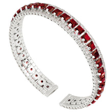rebecca-my-world-silver-triple-glam-bangle-red