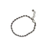 Rebecca My World Silver Twist Chain Necklace & Bracelet Set