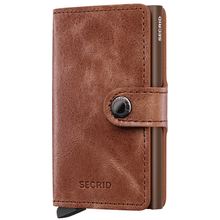 brown leather card wallet