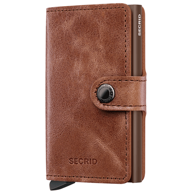 brown leather card wallet
