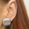 silver-square-dome-clip-on-earrings