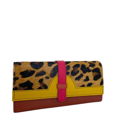 Soruka Half Moon Leather Purse - Leopard Must Rust