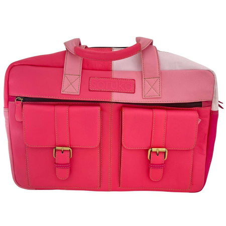 Soruka Mary Leather Briefcase - Pink
