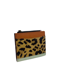 Soruka Mika Slim Leather Purse - Orange Leopard
