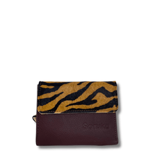 Soruka Small Leather Purse - Zebra Brown
