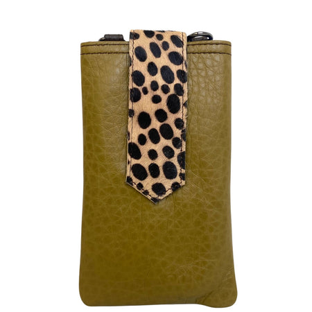 Soruka Zoe Phone Cover/ Crossbody Bag - Dot Dark Olive