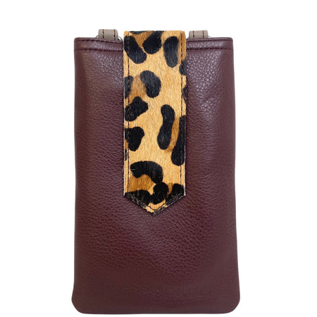 Soruka Zoe Phone Cover/ Crossbody Bag - Leopard Brown