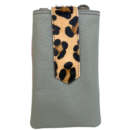 Soruka Zoe Phone Cover/ Crossbody Bag - Leopard Grey