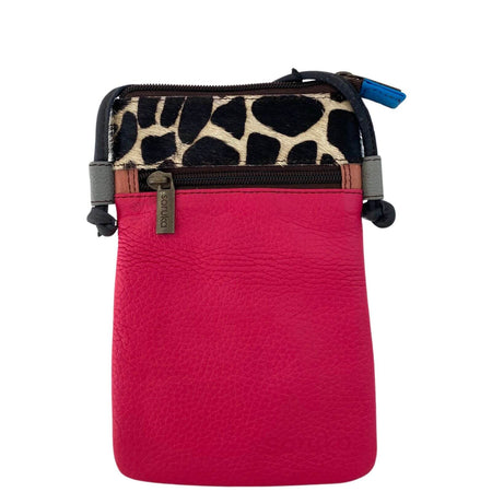 Soruka Lua Leather Crossbody Bag - Fuchsia