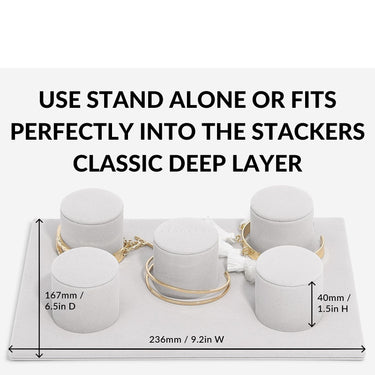 Stackers Classic Grey Bangle/Bracelet Insert