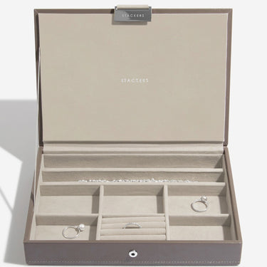 Stackers Classic Jewellery Box (Lid) - Mink