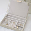 Stackers Classic Jewellery Box (Lid) - Oatmeal