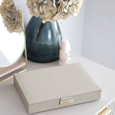 Stackers Classic Jewellery Box (Lid) - Oatmeal