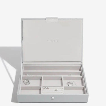 Stackers Classic Jewellery Box (Set) - Pebble Grey (5 layers)