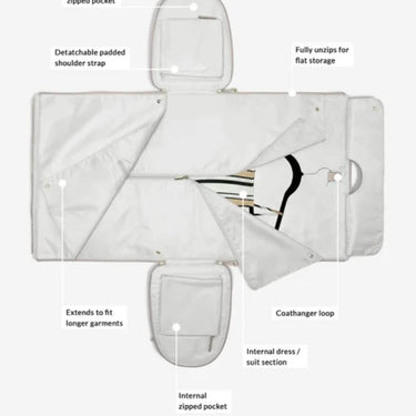 Stackers Garment Weekend Bag - Taupe