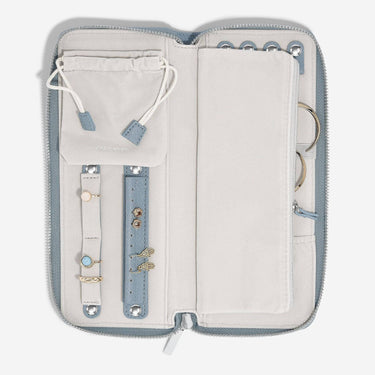 Stackers Jewellery Roll - Dusky Blue