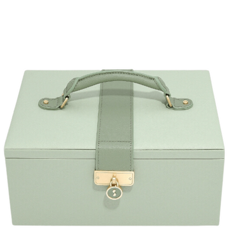 Stackers Luxury Classic 2 Tone Jewellery Box - Sage Green