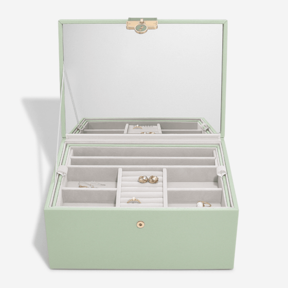 stackers-luxury-classic-2-tone-jewellery-box-sage-green