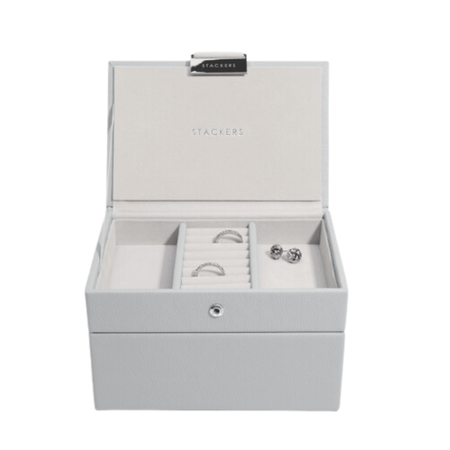 Stackers Mini Jewellery Box (Set) - Pebble Grey