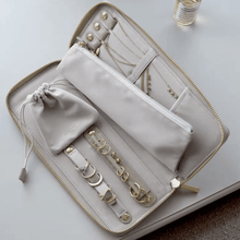 Stackers Patent Jewellery Roll - Putty