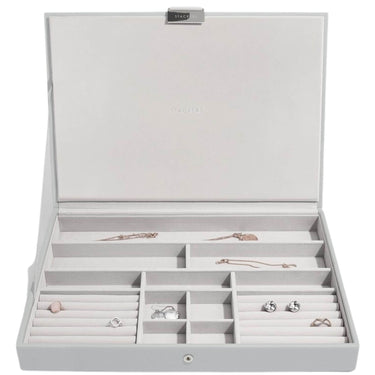 Stackers Supersize Jewellery Box (Lid) - Pebble Grey
