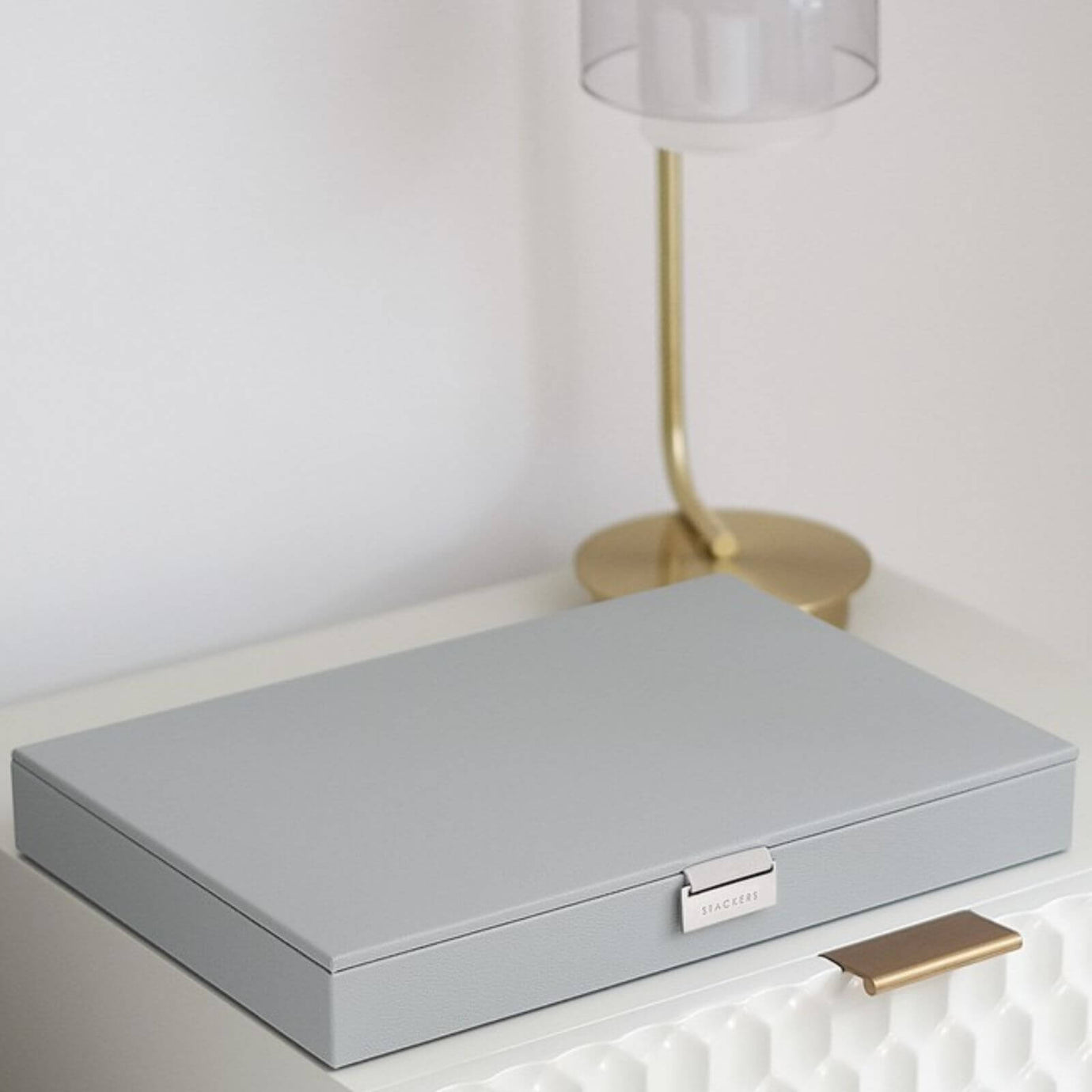 Stackers Supersize Jewellery Box (Lid) - Pebble Grey