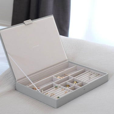 Stackers Supersize Jewellery Box (Lid) - Pebble Grey