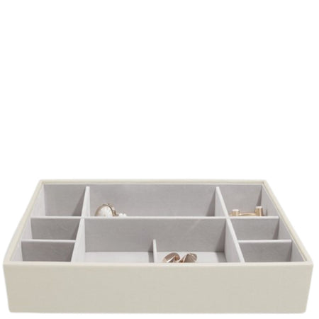 Stackers Supersize Jewellery Box (Watch & Accessory Layer) - Oatmeal