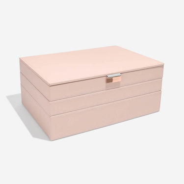 Stackers Supersize Jewellery Box (Set) - Blush Pink (Rose Gold Hardware)