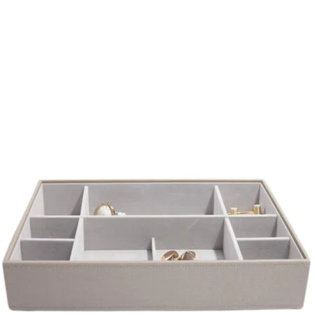 Stackers Supersize Jewellery Box (Watch & Accessory Layer) - Taupe