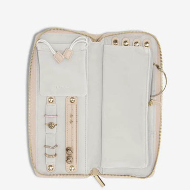 Stackers Woven Jewellery Roll - Blush