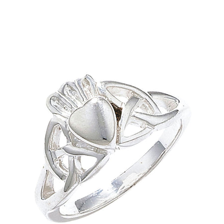 Sterling Silver Claddagh Celtic Ring