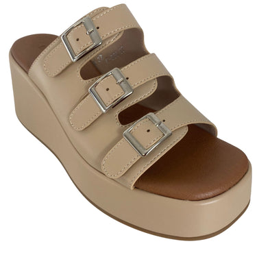 taupe-triple-strap-slip-on-wedge-sandals