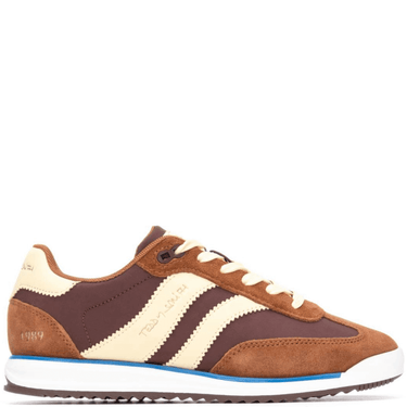 teddy-smith-brown-lemon-suded-slim-sole-retro-sneakes