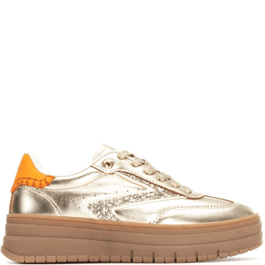 teddy-smith-gold-orange-elevated-gum-sole-sneakers