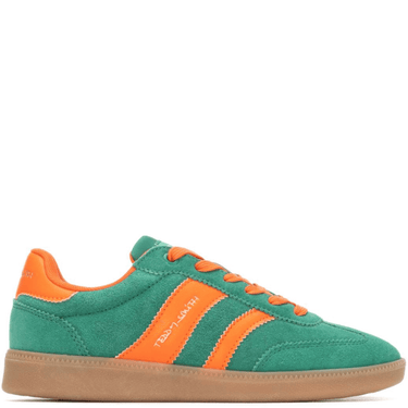 teddy-smith-green-orange-suede-slim-line-sole-sneakers_1