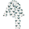 Their Nibs Cotton Long Leg Pyjamas - White Hummingbird