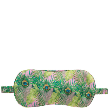 Their Nibs Satin Eye Mask - Peacock Palms